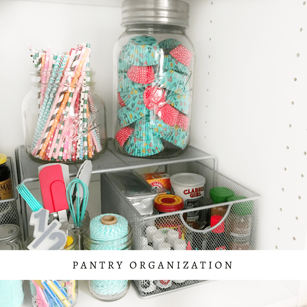 Before/After Pantry Organization