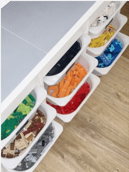 Image for LEGO Storage : Making our space and Ikea Lego Storage Hack