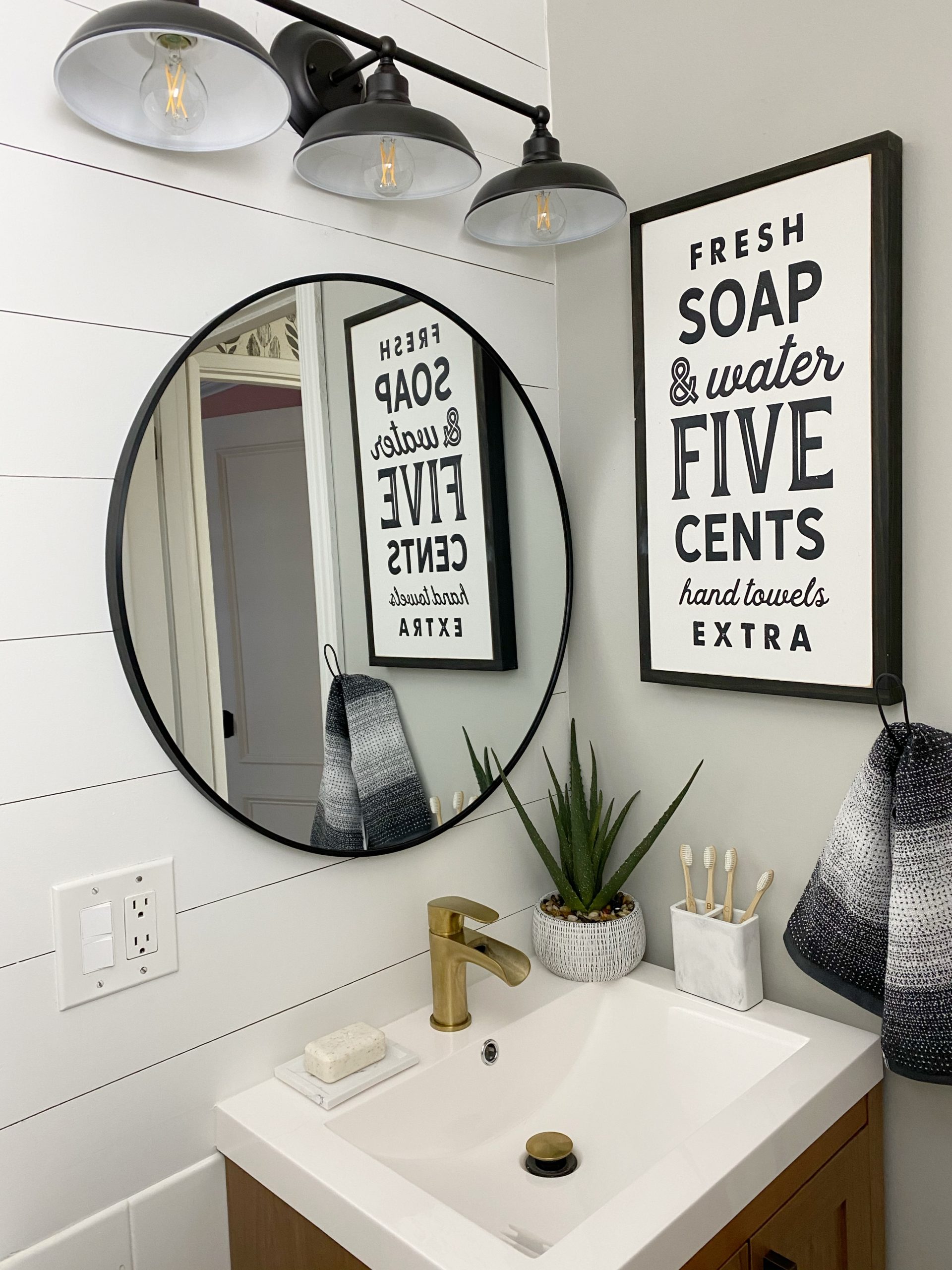 Bathroom Refresh on a Budget