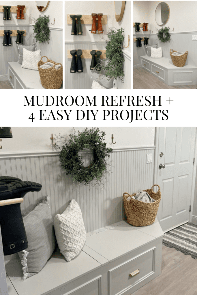 Mudroom Refresh + 4 Easy DIY Projects • Dreaming of Homemaking